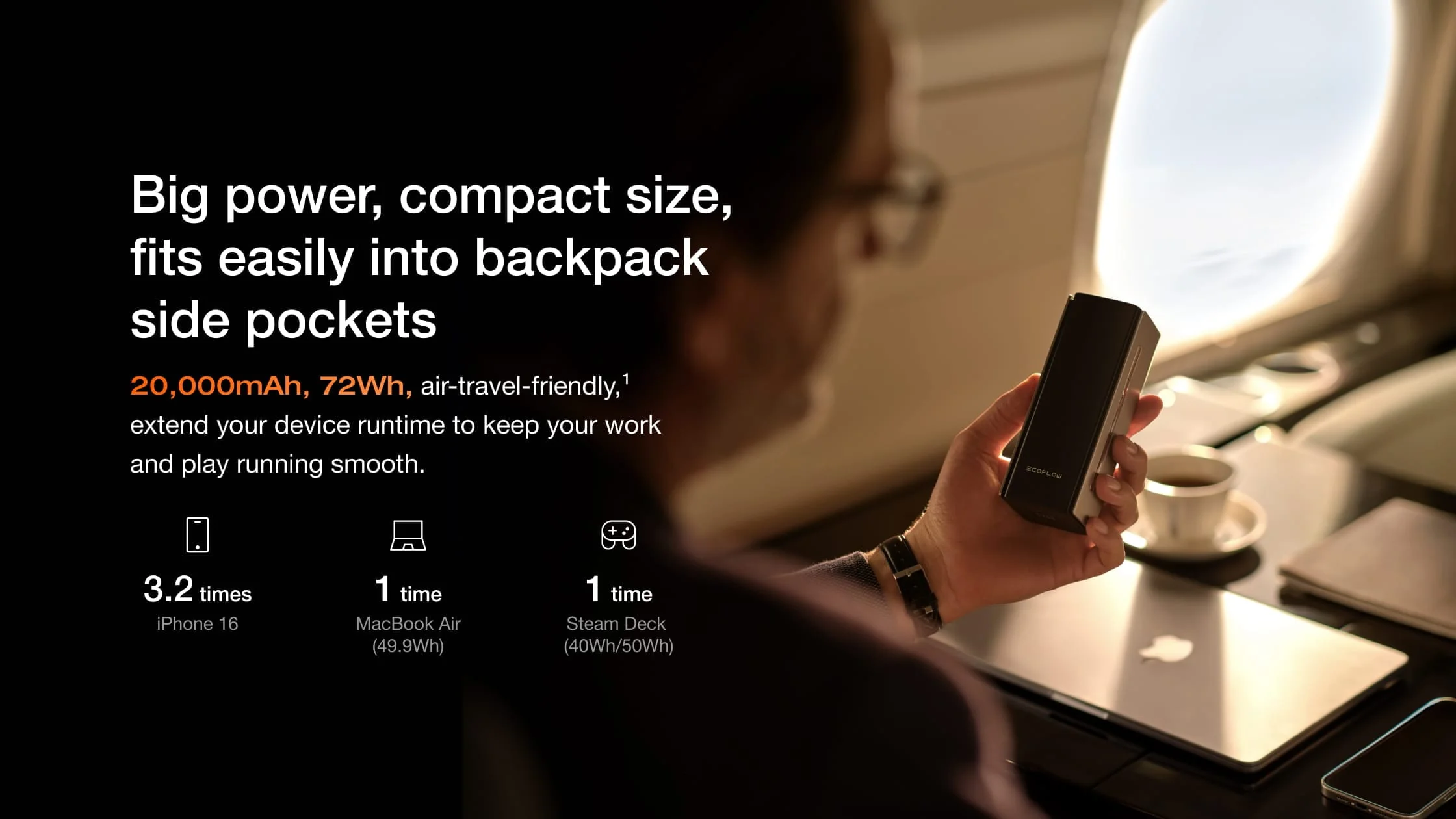 Pin dự phòng EcoFlow RAPID Pro Power Bank (20.000mAh, 230W, Cáp Built-In 100W) - Ecoflowvietnam.com
