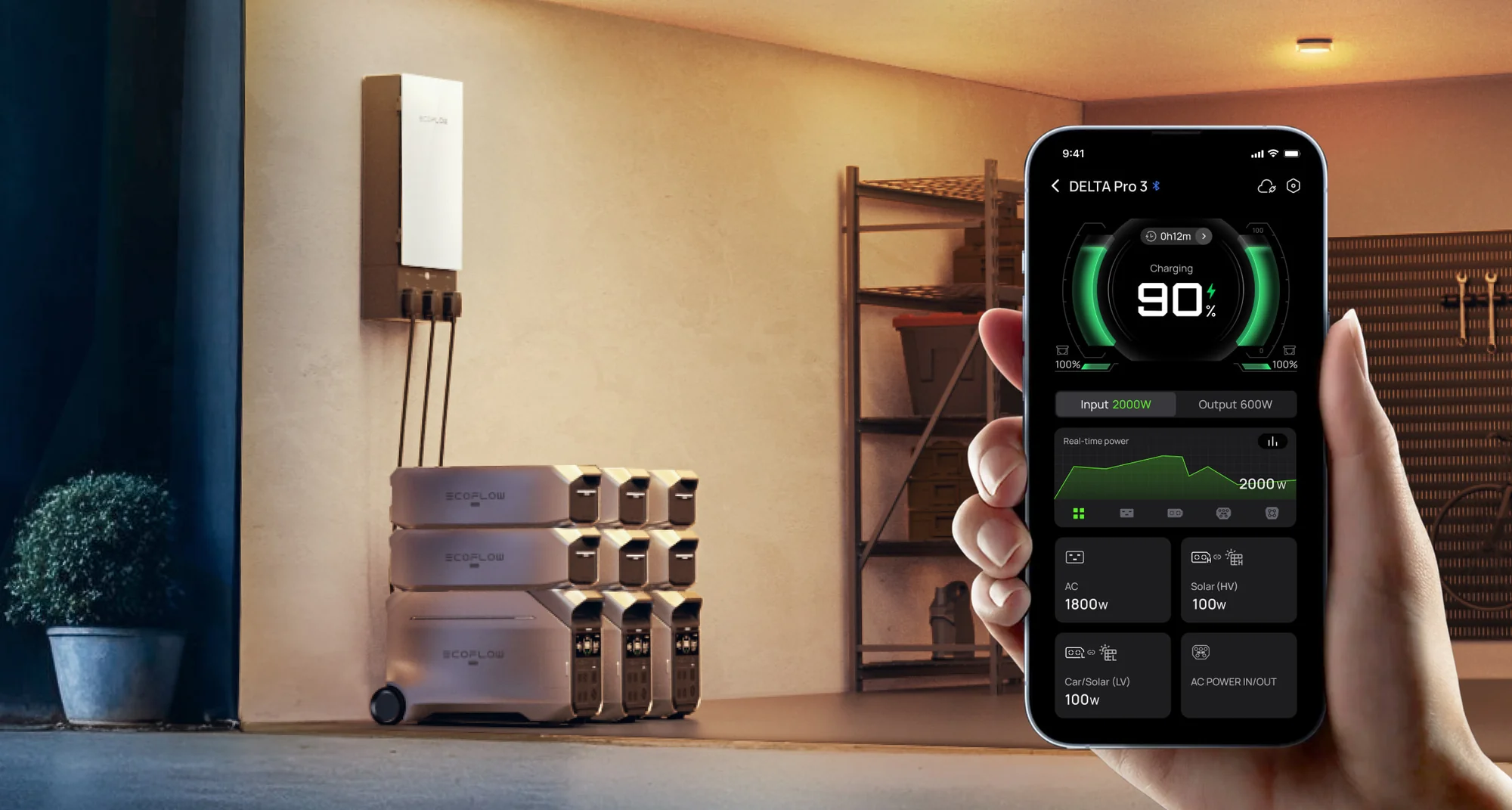 Pin phụ mở rộng EcoFlow DELTA Pro 3 Smart Extra Battery | 4096Wh - Ecoflowvietnam.com