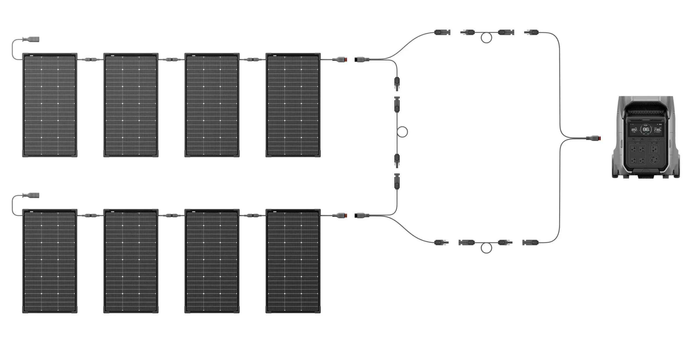 Tấm pin năng lượng mặt trời EcoFlow | 125W Bifacial Modular Solar Panel - Ecoflowvietnam.com