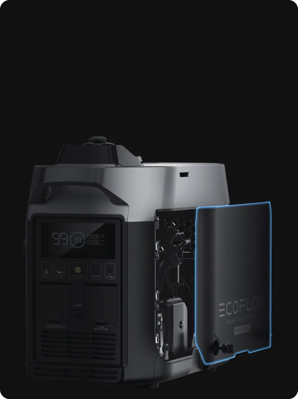 Máy phát điện thông minh EcoFlow Smart Generator (Dual Fuel) (Nhiên liệu kép) - EcoFlow Việt Nam
