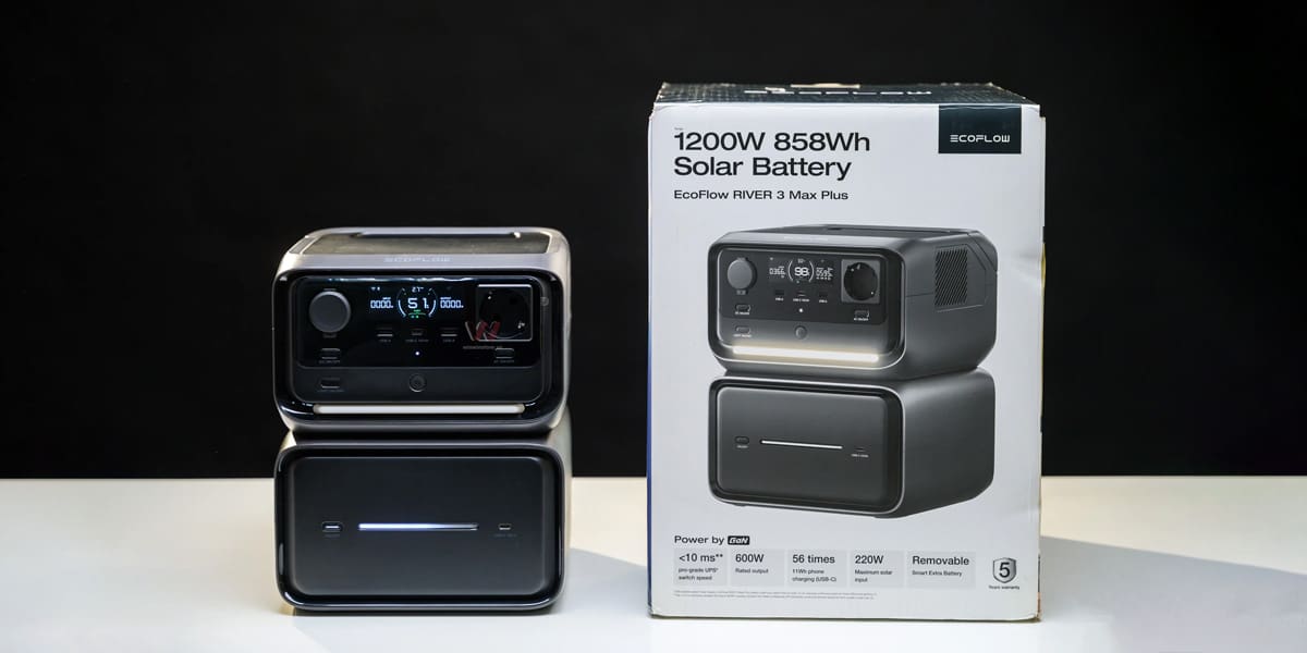 Mở hộp nhanh EcoFlow River 3 Max Plus: Trạm sạc di động UPS, pin LiFePO₄, sạc đầy trong 1 giờ - Ecoflow Việt Nam