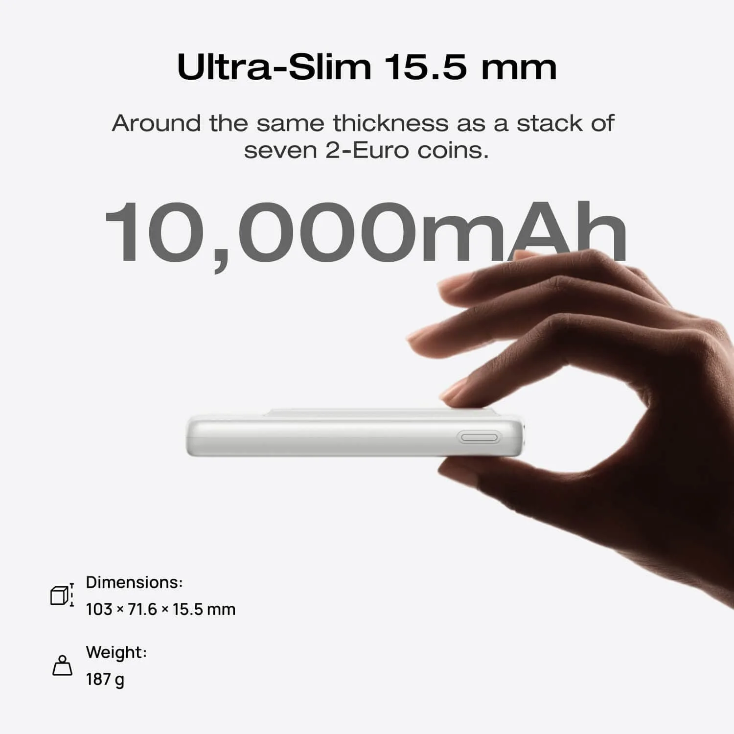 Pin dự phòng EcoFlow RAPID Mag Power Bank Ultra-Slim (10.000mAh, 7,5W, Magnetic) - Ecoflow Việt nam
