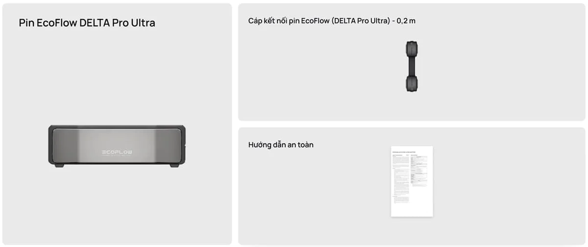 Trạm điện di động EcoFlow Delta Pro Ultra Inverter | 6144Wh, 6900W - Ecoflow Việt Nam