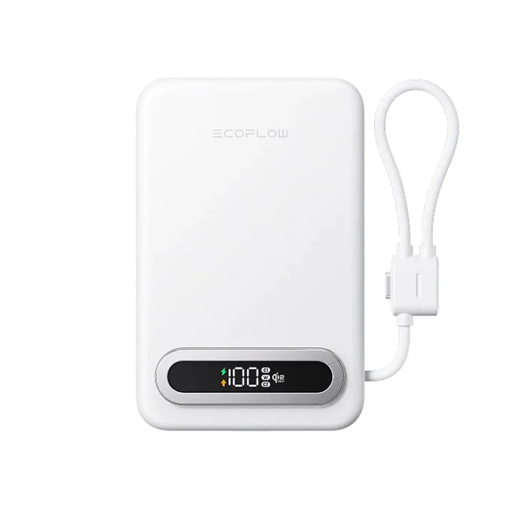 Pin dự phòng EcoFlow RAPID Mag Qi2.2 Magnetic Power Bank (10,000mAh, 25W, Built-in USB-C Cable) - Ecoflow Việt Nam