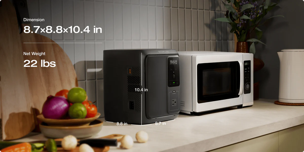 Trạm sạc dự phòng EcoFlow DELTA 3 Air 1000 (10ms UPS) Portable Power Station | 960Wh 500W - Ecoflow Việt Nam