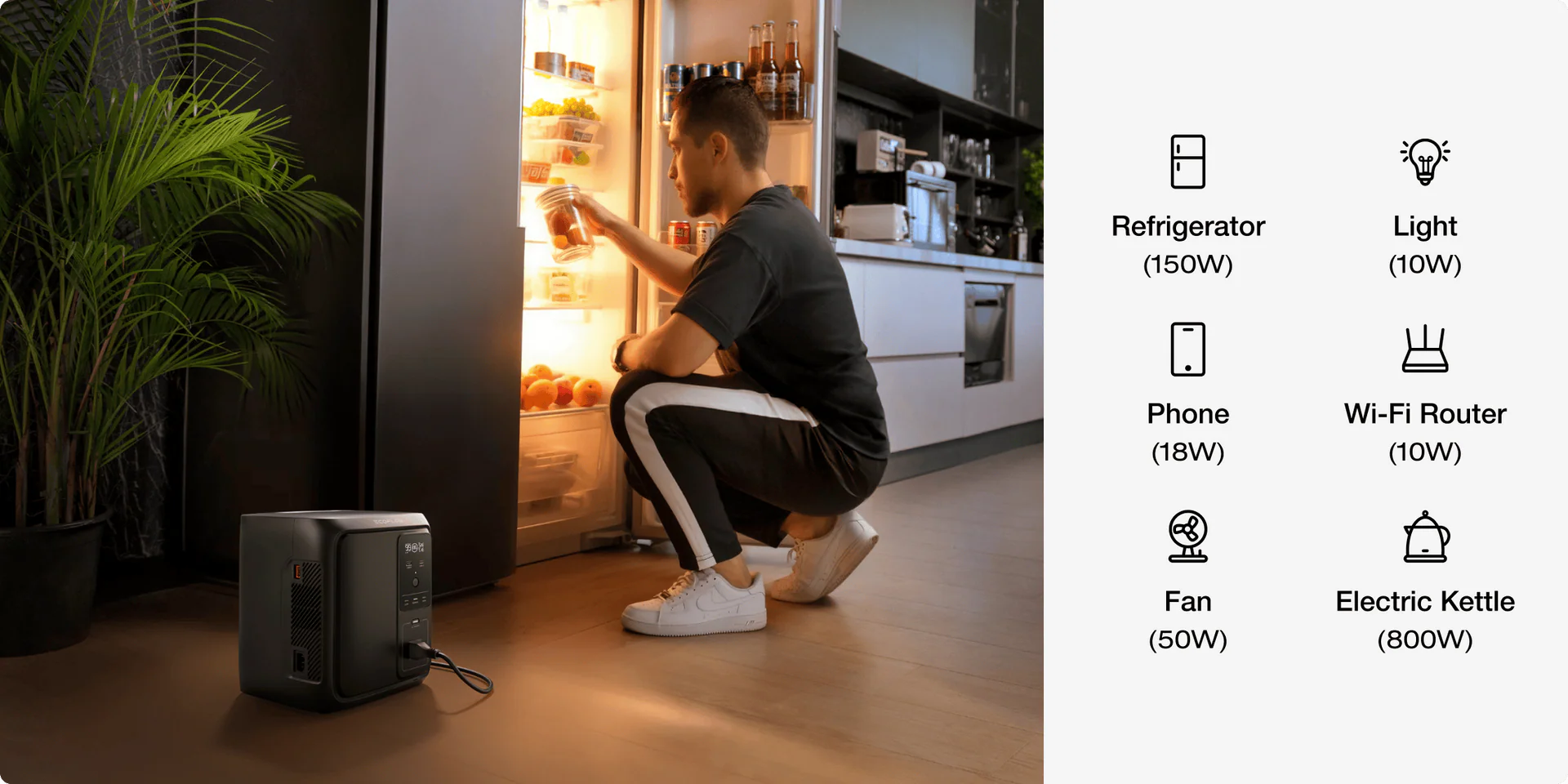 Trạm sạc dự phòng EcoFlow DELTA 3 Air 1000 (10ms UPS) Portable Power Station | 960Wh 500W - Ecoflow Việt Nam