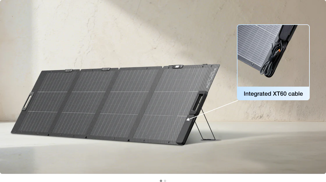 Tấm pin năng lượng mặt trời EcoFlow Lightweight | 220W Portable Solar Panel - Ecoflow Việt Nam