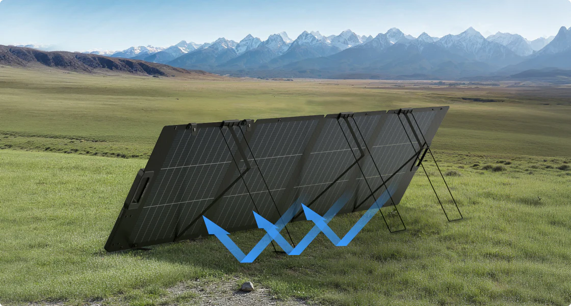 Tấm pin năng lượng mặt trời EcoFlow Lightweight | 220W Portable Solar Panel - Ecoflow Việt Nam